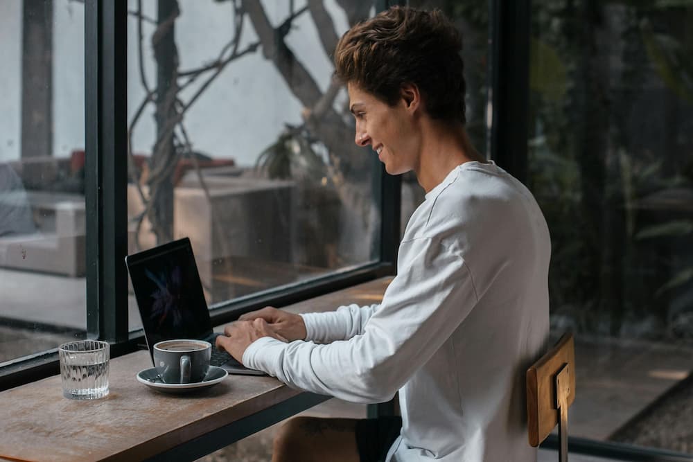 Business professional working